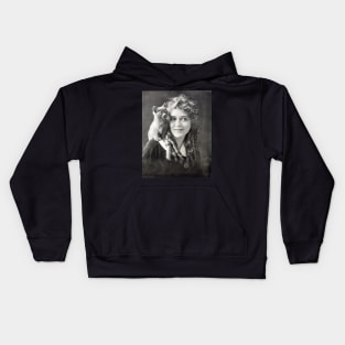 Mary Pickford Old Hollywood Kids Hoodie